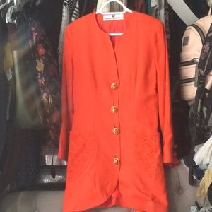 Orange Pierre Balmain blazer